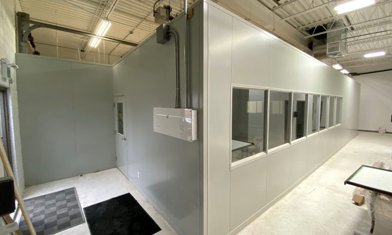 ProPart Modular’s Clean Room For PPE Niagara