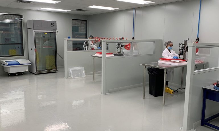 Microbix’s ISO-Certified System 40™ Clean Room