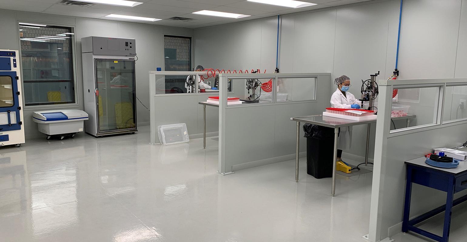 Microbix’s ISO-Certified System 40™ Clean Room – ProPart Modular